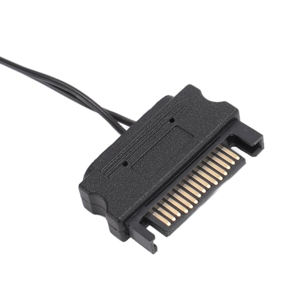 ARGB Kontroller Professionell 5V 3 Pin SATA Strömförsörjning ARGB Ljusremsa Fjärrkontroll för PC Fläktar Kylare DIY ARGB Enheter Svart