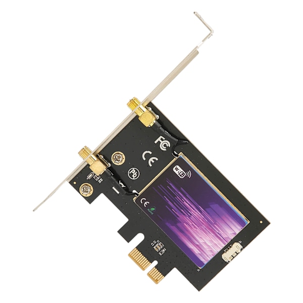 WiFi 6 PCIE Trådlöst Nätverkskort 3000Mbps Trippelband 2.4G 5.8G 6E PCIE WiFi 6E Adapterkort för Spelstreaming