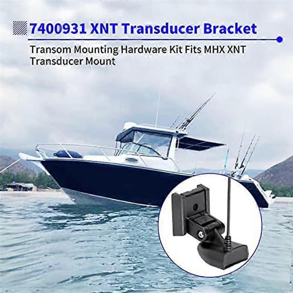 For 7400931 XNT Transducer Bracket, Transducer Mount for XHS Models, Transom Mounting Hardware Kit for XNT 9 20
