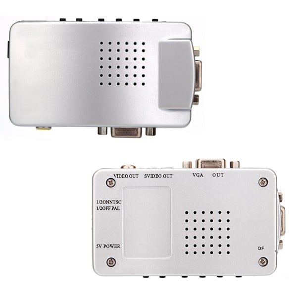 Universal PC-omvandlare Box för Dator Laptop PC VGA till TV AV RCA Signaladapter