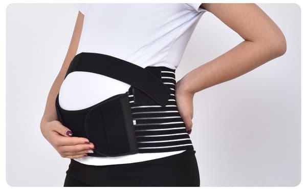 Pregnancy Belt (White XL), Pregnancy Belly Support