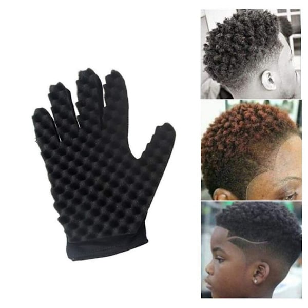 Stilfullt Hårstyling Presentkit Med Twistkam, Metallborste och Svamphandske, Dubbelsidig Dread Afro Coil Magic Tool Säkerställer Hälsosam Hårvård