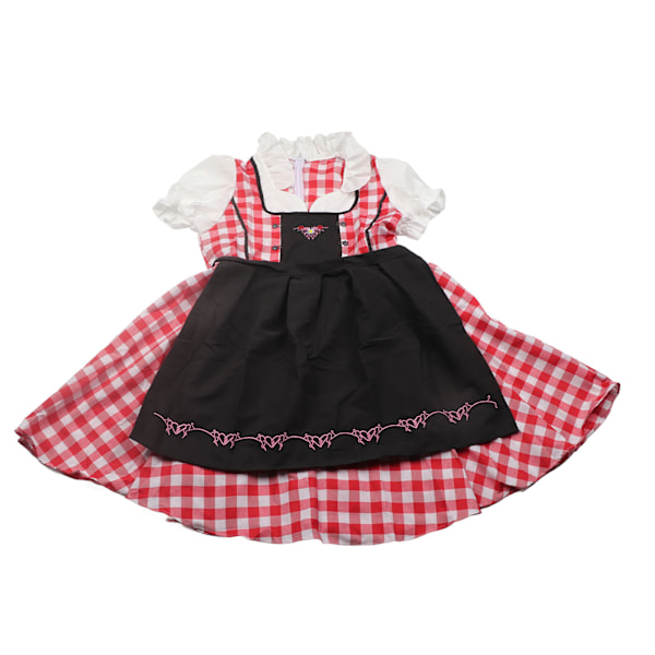 Nationell stil öl festival Wench kostym Oktoberfest Dirndl klänning med förkläde piga uniform dräkt