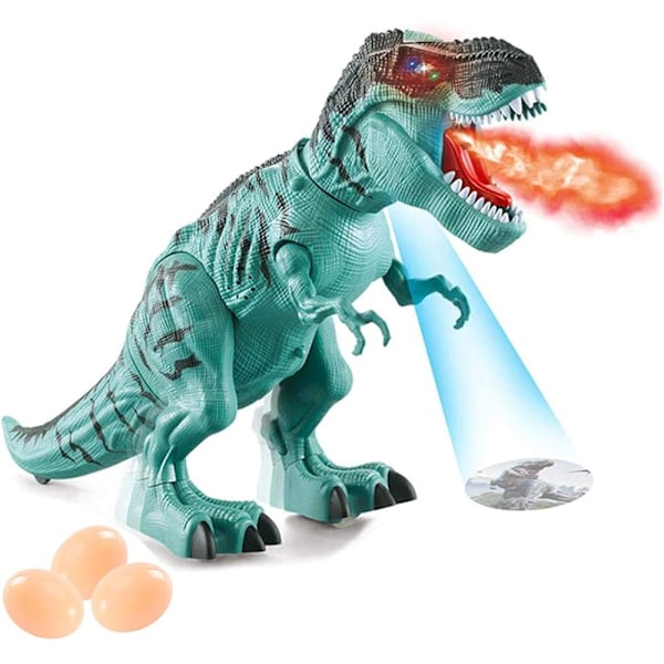 Multifunktionell dinosaurie, Tyrannosaurus-formdesign med realistiskt rytande ljud och elektronisk gående robotfunktion för barn och tonåringar