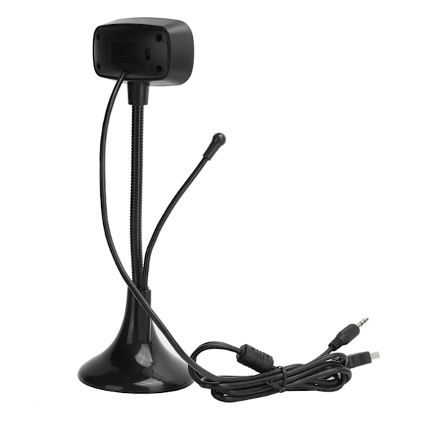 Datorkamera Video USB Webbkamera Drivrutinsfri 640 x 480 Pixlar med Extern Mikrofon