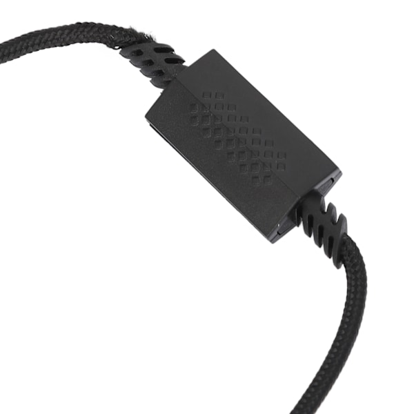 Spelkabel Hörlursljudkabel Ersättningskabel med Tyst Kontrollbrytare för Logitech för ASTRO A10 A40 A40 TR Svart
