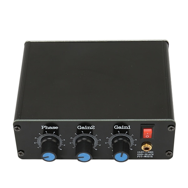 QRM Eliminator Box 3P X Fas 1.8‑30 MHz HF-band PTT-kontroll Aluminiumlegering Justerbar Signalutsläckare med Ratt