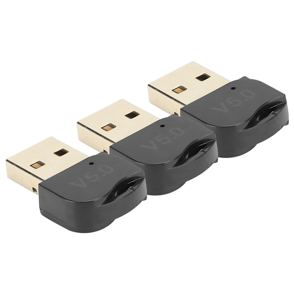3 st Bluetooth Låg Energiförbrukning Trådlös USB-adapter Portabel Dubbellägesöverföring