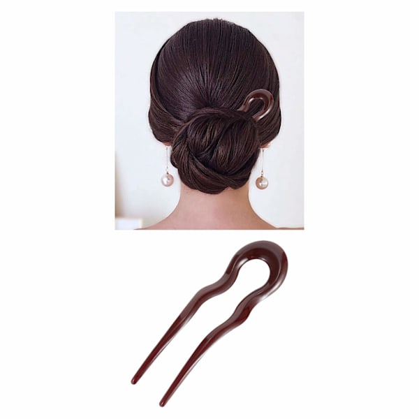 Manage Hair Well Dekorativ Hårgaffel, Elegant Modern Håraccessoar För Kvinnor, Dekorativa U-pinnar Med Aldrig Bleknande Finish Och Retrodesign, Lätta Att Sätta I