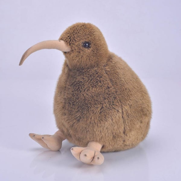 KiwiBirdCompanion: 30 cm Simulerad Gosedjur, Realistisk Kiwi Fågel Leksak, Mjuk Bekväm Plysch, Perfekt För Skrivbordsdekoration, 0,25 kg