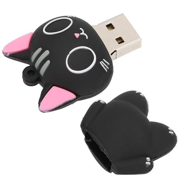 Tecknad Katt Mönster USB-minne Data Bild Musik Film Filer Lagring U Disk Gåva
