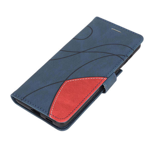 Telefonplånboksfodral PU Läder Magnetisk Stängning Flip Mobiltelefon Skyddande Fodral med Kortfack för S21 Plus