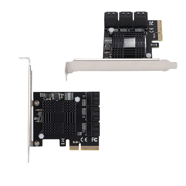 Sata Expansionskort Lättviktigt Portabelt ASM-Chip 5 Anslutningsterminaler PCB Expansionskort