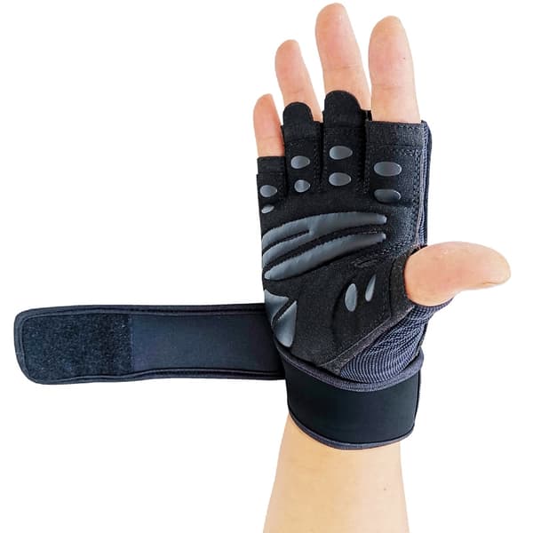 Protective Gymnastics Gloves - Breathable Half-Finger Weightlifting Gloves M[TT] 92 M