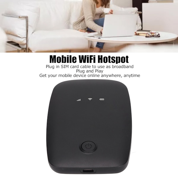 M3 4G LTE Mobilt WiFi Hotspot Hög Hastighet 150Mbps Stöd för 4G FDD B1 B3 B5 B40 Portabel WiFi Router för Hemmakontor