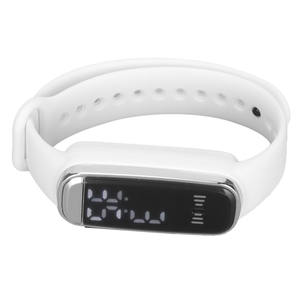 Digital Klocka LED-Skärm 12/24 Timmar Uppladdningsbar Stilren Elektronisk Armbandsur för Män Kvinnor