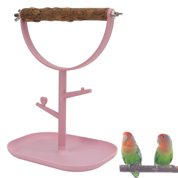 Bird Stand Tabletop Portable Parrots Play Training Tabletop Perch for Small Medium Parrots