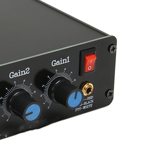 QRM Eliminator Box 3P X Fas 1.8‑30 MHz HF-band PTT-kontroll Aluminiumlegering Justerbar Signalutsläckare med Ratt