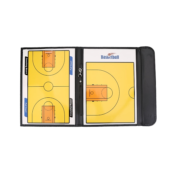 Magnetisk Basketboll Coach Strategi Tavla Vikbar Utrustningsset med Penna & Magneter