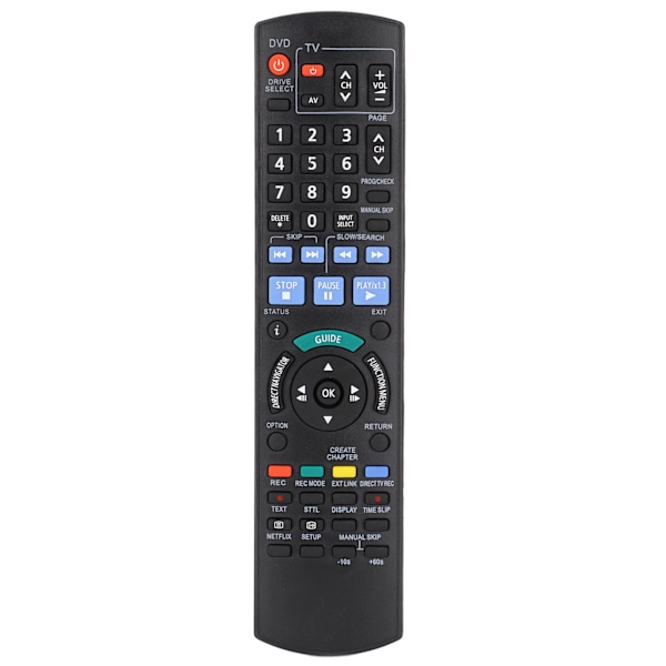 Fjärrkontroll för TV, ersättningsfjärrkontroll för TV för DMR‑BWT720 DMR‑BWT835 DMR‑BWT730 DMR‑BWT820 DVD-spelare