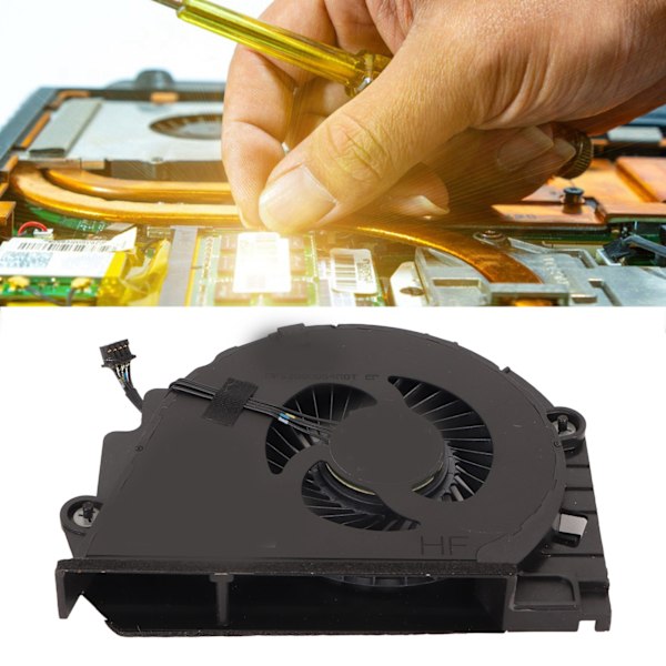 Laptop Kylfläkt 4Pin Ström Aluminiumlegering Lättvikt Kylfläkt för HP Zbook 15 G3 848252 001 848251 001 GPU Kylfläkt