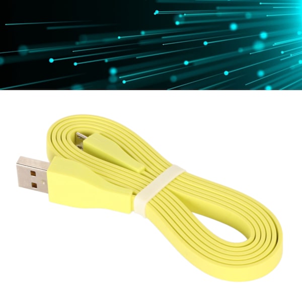 Ersättnings USB-laddningskabel Slitstark sladd för Logitech UE Wonderboom för UE Boom för Megaboom för Mega Boom 1,2m Fluorescerande Gul