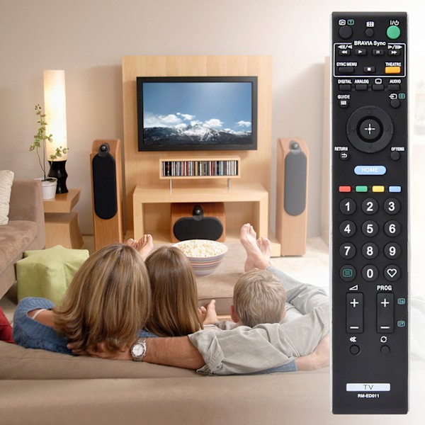 Universell LED TV-fjärrkontroll Smart Fjärrkontroll Ersättning för Sony RM-ED011