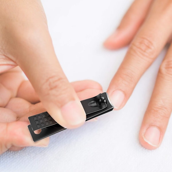 Nagelvård av salongskvalitet, hållbara nagelklippare och tånagelklippare i rostfritt stål, ergonomiskt utformade för enkel trimning, 12 delar
