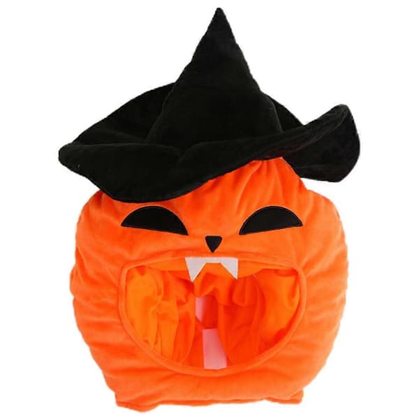 2025 Witch Pumpkin Plush Hat Funny Pumpkin Shape Headwear Halloween Novelty Hat