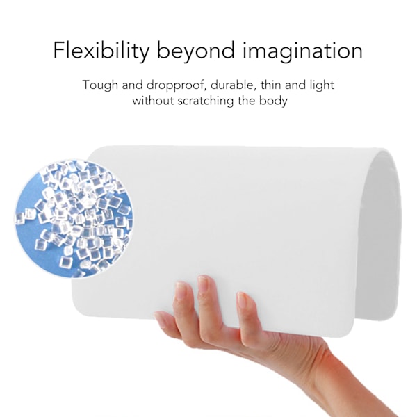 Skyddsfodral för MacBook Laptop Tunt Lätt Kristallfrostat Laptopfodral för MacBook Air 13,3 tums Laptop Transparent