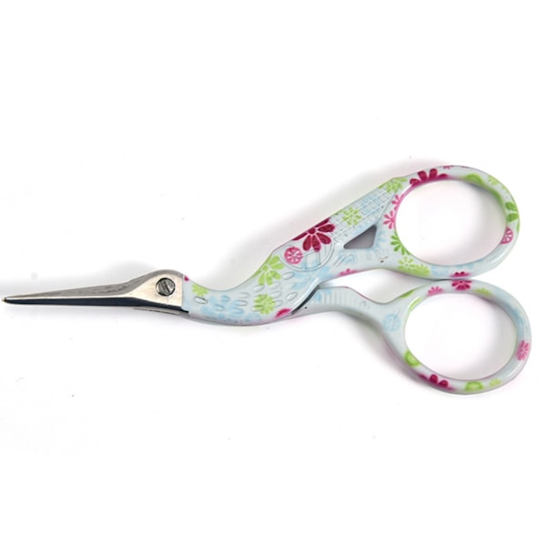 Justerbar Broderisax med Grepp, Rostfria Vassa Blad för Mångsidigt Hantverk, Lättviktig & Bekväm 9,4 cm (4 ST)