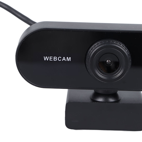 Datorkamera med Mikrofon 1080P Klar Videobild Röstinteraktiv Webbkamera för Videoinspelning Konferens