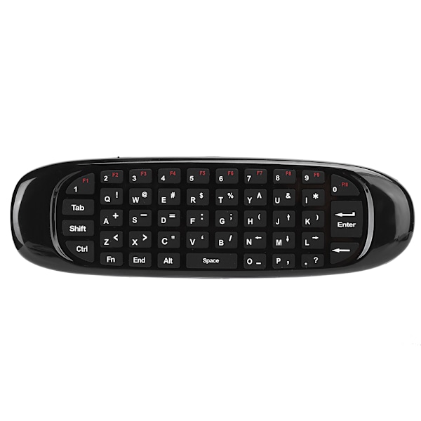 Mini Dubbelsidig Multimedia Fjärrkontroll Handhållen Trådlös Flymouse Tangentbord