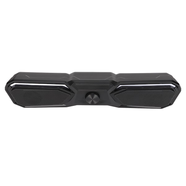 Skrivbordshögtalare USB-driven Stereo Liten Dator Soundbar med Dynamiskt RGB-ljus för PC Laptop