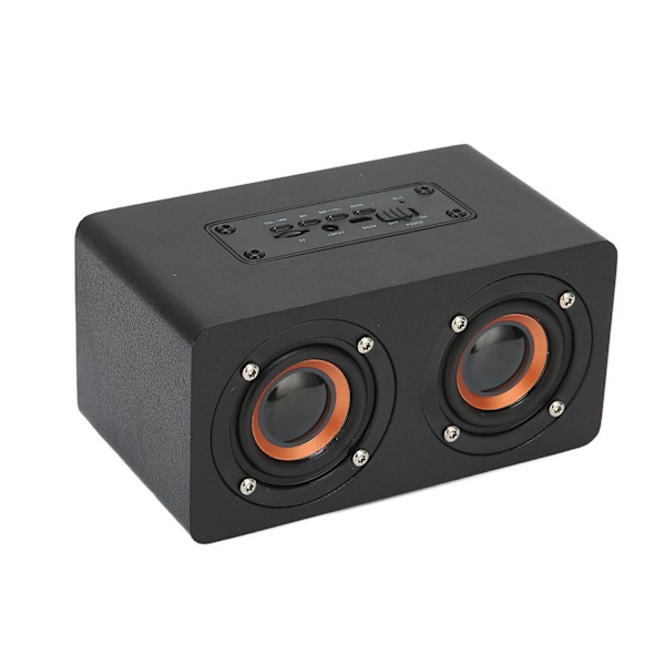 Bluetooth-högtalare Stilren Multifunktionell Träimitation Bluetooth-högtalare för Hem KTV Fest