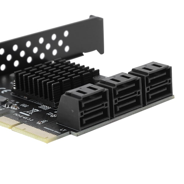 Udvidelseskort PCIE til 6Port SATA3.0 Harddisk 6G PCIE3.0 GEN3 4X Interface Hub Adapter