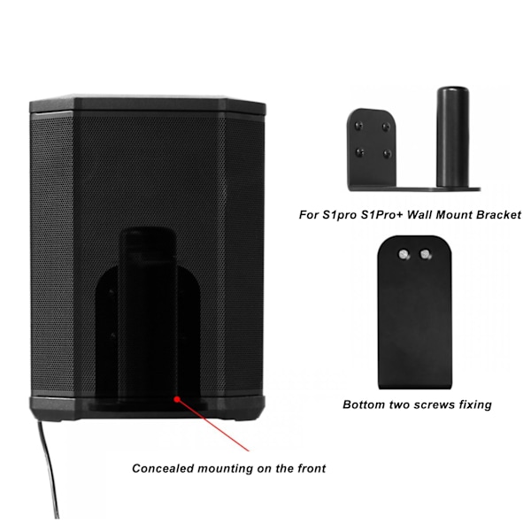 Metall Bluetooth Högtalare Väggfäste Dold Design Enkel Installation Portabla Högtalarfästen för S1 PRO S1 PRO+