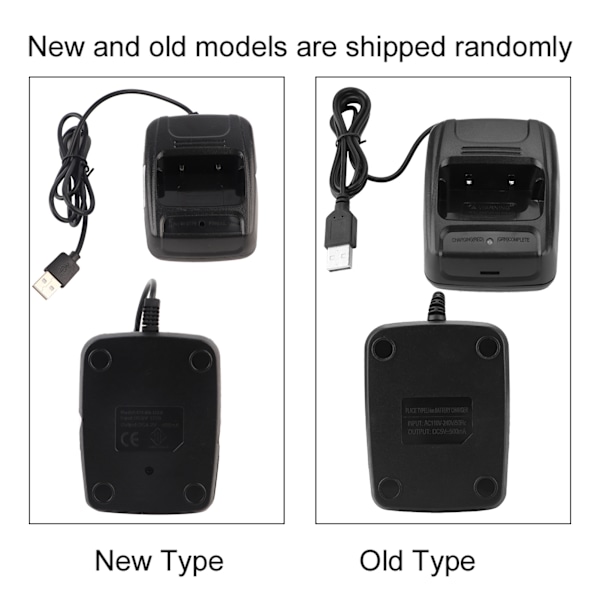 Toveis radiostasjon med USB-lading for Baofeng BF888S/BF777S/BF666S