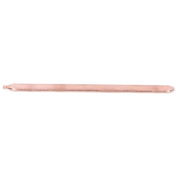 Platt Värmeledningsrör Mässing Värmeledande Mässingsrör för Dator Laptop Tillbehör 130mm