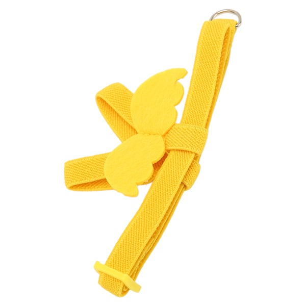 Lintuhäkki Valjaat Lento-Opas Taluttimet Lentojoustava Koulutus Veto Köy Papukaijalle M 34cm / 13.39in Keltainen