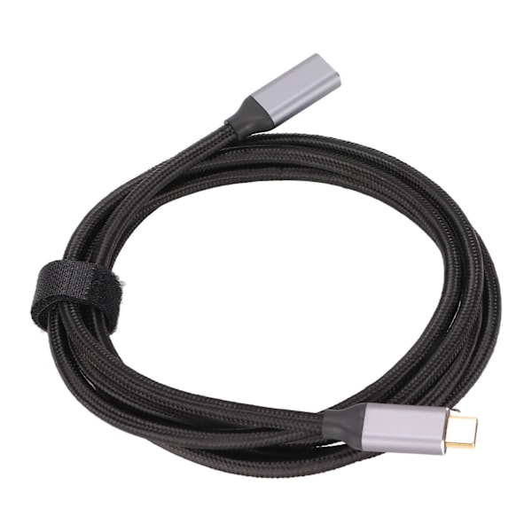Typ C Förlängningskabel 4K 60Hz Upplösning 10Gbps Slitstark Typ C Hane till Typ C Hona med Aluminiumskal