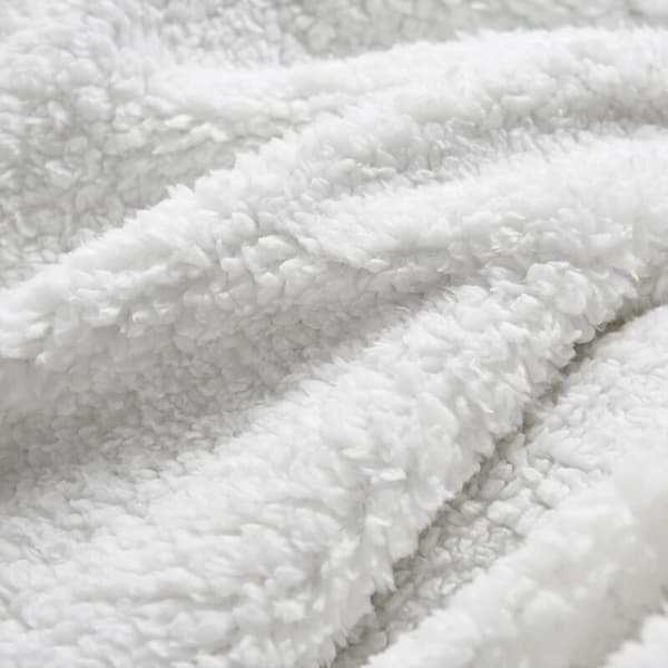 Sherpa Fleecetæppe, 130x160 Enkeltsengstæppe Marineblå, Pels Sofatæppe Vendbart Sofatæppe, Lille Tykt Varmt og Blødt Plys