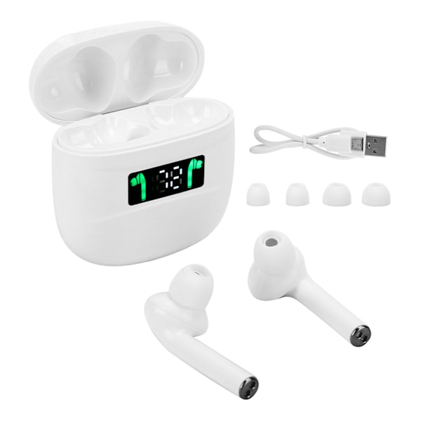 True Wireless J3pro Bluetooth 5.2 Hörlurar med LED Digital Display DoubleAction Headset