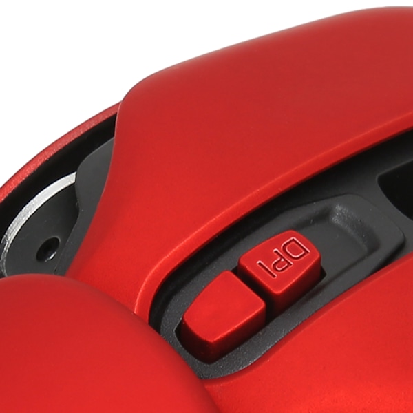 Ergonomisk trådlös mus Inbyggt batteri Justerbar DPI Elektropläteringsprocess Integrerad design Gamingmus Röd