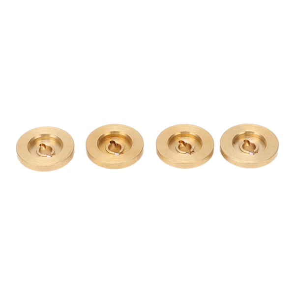 RC Bil Kombinerare Mässing 18mm Dia 6mm Tjock Slitstyrka Rostsäker Kombinerare för FMS FCX24 1/24 Crawler Guld