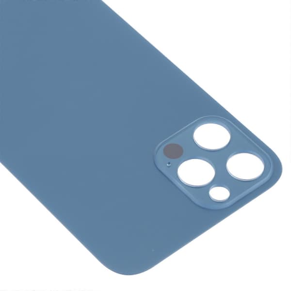 Enkelt erstatningsglass bakside batterideksel kompatibel med iPhone 13 Pro Max-perfekt Blue