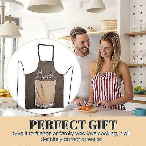 Kockförkläde för män med dold ficka Humorpresent[TT]