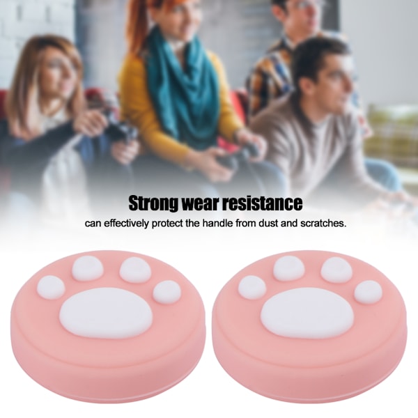 Kattfot Tumgrepp Skydd Joystick Rocker Silikonlock Universal för Switch/Switch Lite