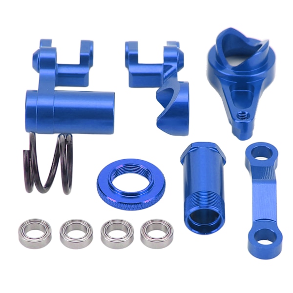 Styrservo Saver Aluminiumlegering Stabil Smidig Drift RC Styrningsenhet för TRAXXAS SLASH 1/10 RC Bil Blå