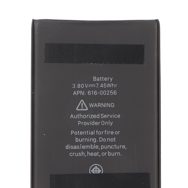Ersättningsbatteri 7.45Wh 1960mAh Svart Säkert Effektivt Telefon Ersättningsbatteri Reparationsverktyg för IPhone 7 A1660 A1778 A1779